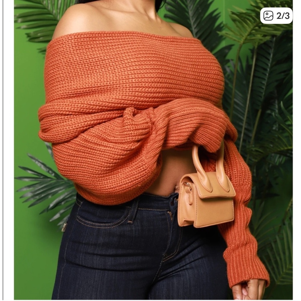 Multi Way Wrap Sweater - Picture 4 of 5